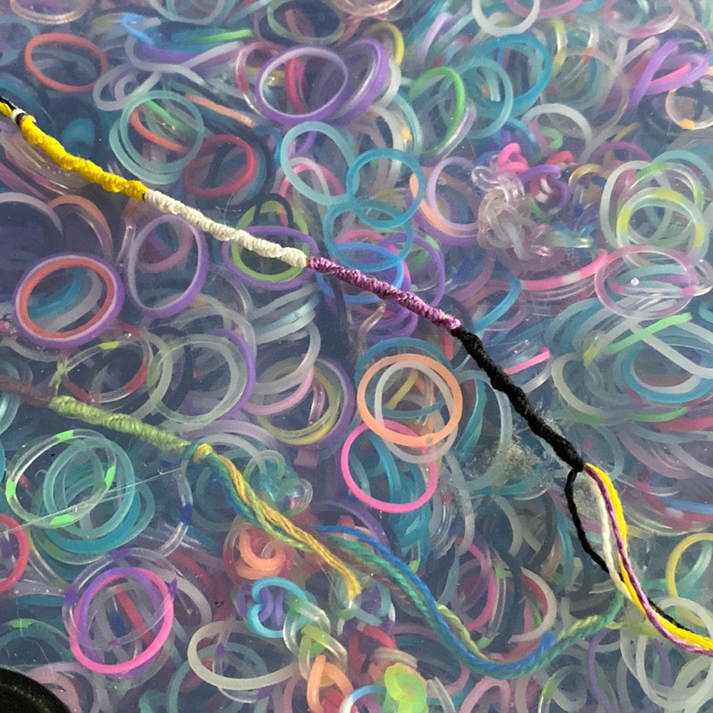 Non binary Chinese staircase friendship bracelet